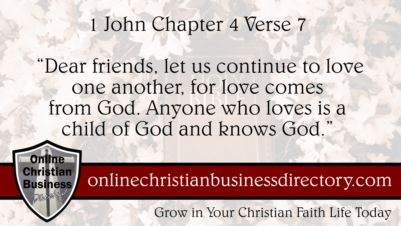 1 John Chapter 4 verse 7